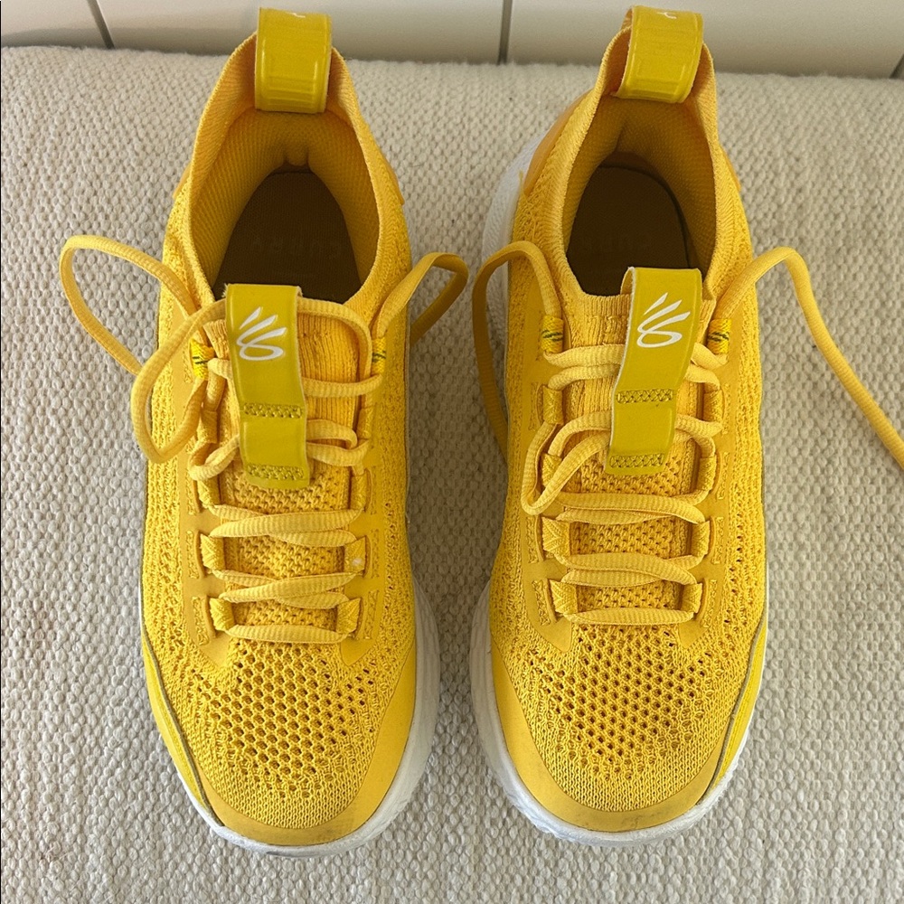 Under Armour Kids Yellow Sneakers
